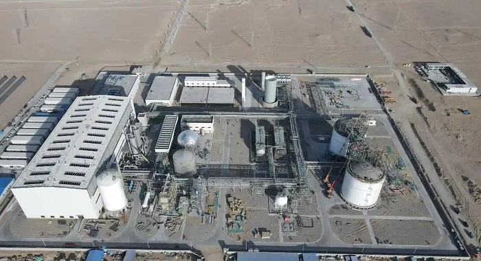 60MW/600MWh液态空气储能示范项目将于2025年上半年联调发电