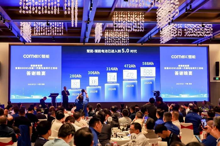 588Ah！楚能新一代储能专用电池重磅发布！